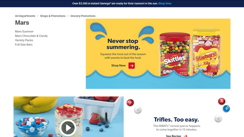 Sam's Club Mars Brand Showcase